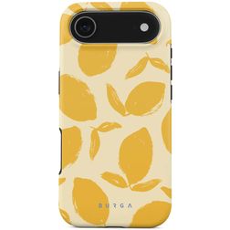 Burga Tough Coque iPhone Air MagSafe Coque arrière Rigide Anti-Chocs - Lemon Tart