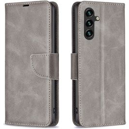 Mobigear Excellent Housse Samsung Galaxy A56 Etui Porte-Monnaie - Gris