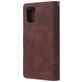 Mobigear Zipper Housse Samsung Galaxy A71 Etui Porte-Monnaie - Marron