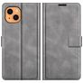 Mobigear Wallet Housse iPhone 13 Etui Porte-Monnaie - Gris