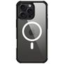 Valenta Full Cover Coque iPhone 16 Pro MagSafe Coque arrière en Verre trempé Anti-Chocs - Noir