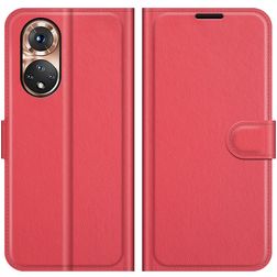 Mobigear Classic Housse HONOR 50 Etui Porte-Monnaie - Rouge