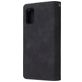 Mobigear Zipper Housse Samsung Galaxy A41 Etui Porte-Monnaie - Noir