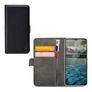 Mobilize Classic Gelly Wallet Housse Nokia 2.4 Etui Porte-Monnaie - Noir