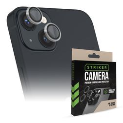 Striker Single Lens iPhone 13 Mini Verre trempé Protection Objectif Caméra - Compatible Coque - Noir