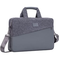 Rivacase Egmont Laptop Sac à bandoulière Ordinateur portable Sacoche ordinateur - Gris