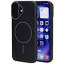 Mobiparts Slim Line Coque iPhone 16 MagSafe Coque arrière Rigide - Onyx Black