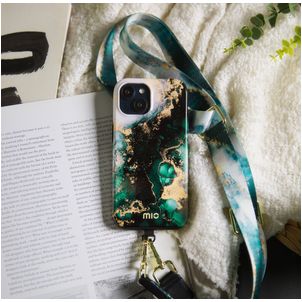 MIO Lanyard - Cordon de téléphone universel ajustable - Green Marble