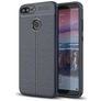 Mobigear Luxury Coque HONOR 10 Lite Coque arrière en TPU Souple - Bleu Marin