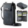 CaseMe ME40 Crossbody Sac téléphone - Large - Noir