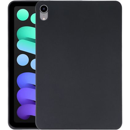 Mobigear Basics Coque iPad Mini 6 (2021) Mince Coque arrière en en TPU Souple - Noir