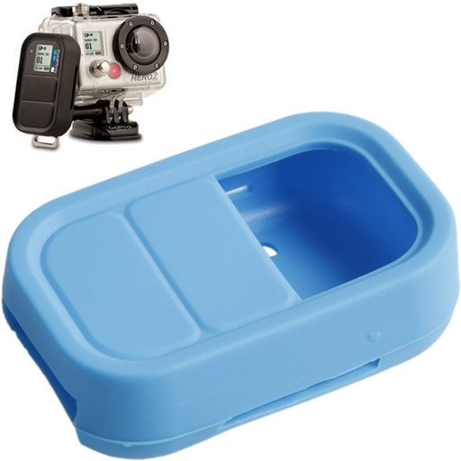 Mobigear Classic Coque GoPro Remote Coque en Silicone Souple - Bleu