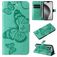 Mobigear Butterfly Housse iPhone 16 Pro Max Etui Porte-Monnaie - Vert