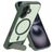 Mobiparts Hardcover Coque iPhone 16 MagSafe Coque arrière Rigide avec Support Amovible - Satin Green