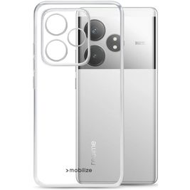 Mobilize Gelly Coque Transparente Realme GT 6 Coque arrière en TPU Souple - Transparent