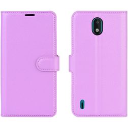 Mobigear Classic Housse Nokia 1.3 Etui Porte-Monnaie - Violet
