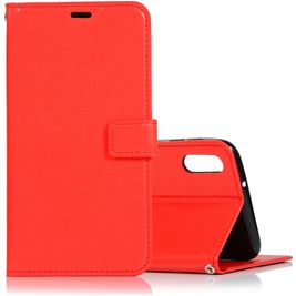 Mobigear Wallet Housse Samsung Galaxy A10 Etui Porte-Monnaie - Rouge