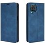 Mobigear Retro Slim Housse Samsung Galaxy A12 Etui Porte-Monnaie - Bleu