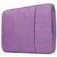 Mobigear Denim Zipper Pochette Ordinateur portable 15 - 16 Pouces Housse ordinateur - Violet