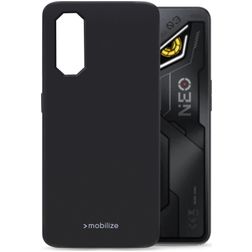 Mobilize Rubber Gelly Coque Nubia Neo 3 Coque arrière en TPU Souple - Noir
