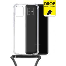 My Style Loop Transparente Samsung Galaxy A51 Coque avec cordon en TPU Souple - Transparent