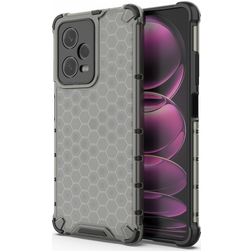 Mobigear Honeycomb Coque POCO X5 Pro Coque arrière Rigide Anti-Chocs - Noir