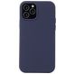 Mobigear Rubber Touch Coque iPhone 12 Coque arrière en Silicone - Dark Blue