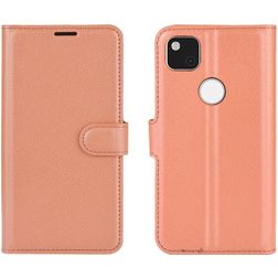 Mobigear Classic Google Pixel 4a Étui Portefeuille - Marron