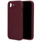 Mobiparts Coque iPhone 16e Coque arrière en Silicone - Plum Red