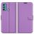 Mobigear Classic Housse Motorola Moto G60 Etui Porte-Monnaie - Violet