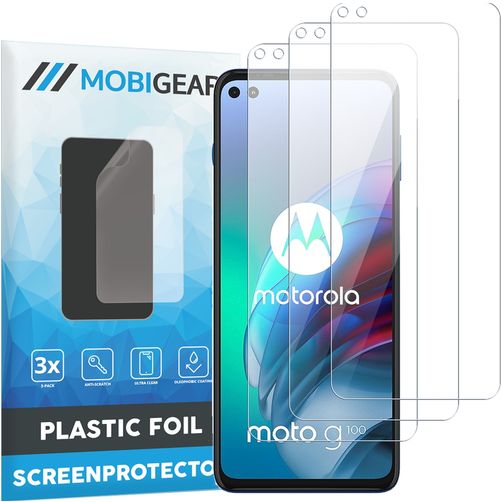 Mobigear Motorola Moto G100 Protection d'écran Film - Compatible Coque (Lot de 3)