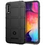 Mobigear Rugged Shield Coque Samsung Galaxy A50 Coque arrière en TPU Souple Anti-Chocs - Noir