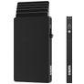 Valenta Cardprotector - Porte Cartes en en Aluminium - 7 Cartes - Compatible MagSafe - Noir