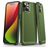 Mobigear Slim Armor Coque iPhone 15 Plus Coque arrière Rigide Anti-Chocs - Vert