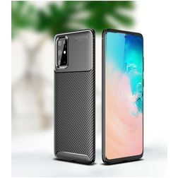 Mobigear Racing Coque OPPO Reno 4 Coque arrière en TPU Souple - Noir