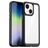 Mobigear Crystal Coque iPhone 14 Plus Coque arrière Rigide - Transparent / Noir