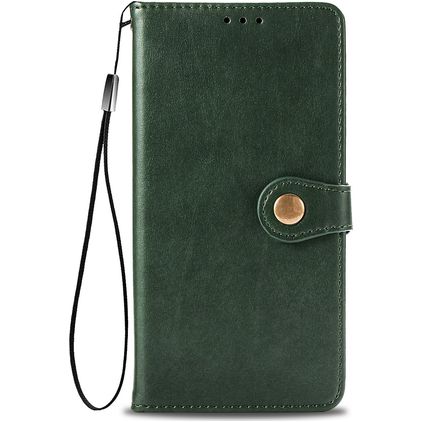 Mobigear Snap Button Housse Samsung Galaxy S20 FE Etui Porte-Monnaie - Vert