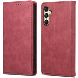 Mobigear Wallet Housse Samsung Galaxy A17 Etui Porte-Monnaie - Rouge