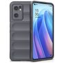 Mobigear Bumpy Coque OPPO Find X5 Lite Coque arrière en TPU Souple - Charcoal
