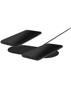 Mobiparts Dual Fast Wireless - Chargeur Qi Wireless 1 mètre 10W - Noir