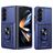 Mobigear Armor Ring Cam Slide Coque Samsung Galaxy Z Fold 7 Coque arrière Rigide Anti-Chocs avec Anneau-Support et Protecteur Lentilles - Bleu