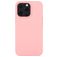 Mobigear Rubber Touch Coque iPhone 14 Pro Coque arrière en Silicone - Blossom Pink