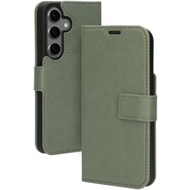 Mobiparts Classic Wallet Housse Samsung Galaxy S24 Etui Porte-Monnaie - Stone Green