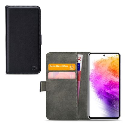 Mobilize Classic Gelly Wallet Samsung Galaxy A73 Étui Portefeuille - Noir
