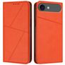 Mobigear Frosted Flip Housse iPhone Air Etui Porte-Monnaie - Orange