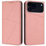 Mobigear Frosted Flip Housse iPhone 17 Pro Etui Porte-Monnaie - Rose