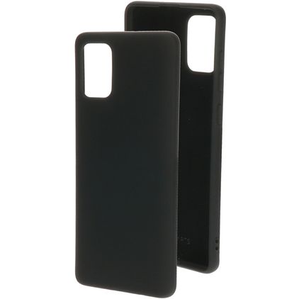Mobiparts Coque Samsung Galaxy A71 Coque arrière en Silicone - Noir