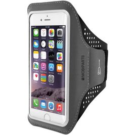 Mobiparts Comfort Fit Brassard Téléphone iPhone SE (2020) Brassard Coque de Sport en Neoprène - Noir