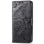 Mobigear Butterfly Housse iPhone 11 Etui Porte-Monnaie - Noir