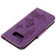 Mobigear Butterfly Housse Samsung Galaxy S8 Etui Porte-Monnaie - Violet